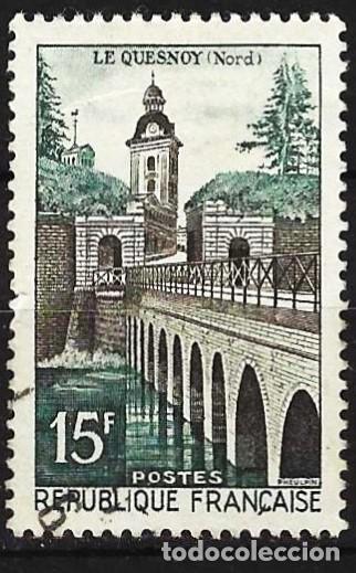 Sellos: Francia 1957 - Mi 1145 - YT 1106 - El puente de Le Quesnoy