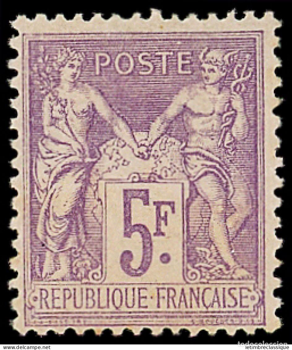 Sellos: SELLO* FRANCIA 1877, YT 95