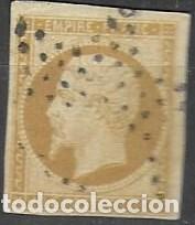 Sellos: SELLO USADO FRANCIA 1853, YT 13A