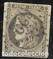 Sellos: SELLO USADO FRANCIA 1870, YT 47