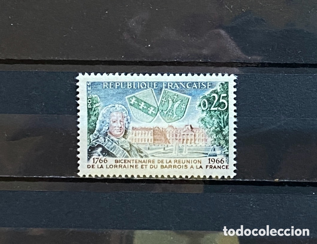Sellos: Sellos, nuevo, de Francia 1966 Yvert 1483 Personajes Her&aacute;ldica Escudos
