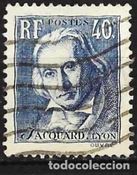 Sellos: Francia 1934 - Mi 290 - YT 295 - Joseph-Marie Jacquard