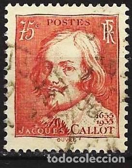 Sellos: Francia 1935 - Mi 302 - YT 306 - Jacques Callot