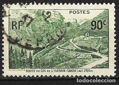 Sellos: Francia 1937 - Mi 372 - YT 358 - Carretera del paso Iseran