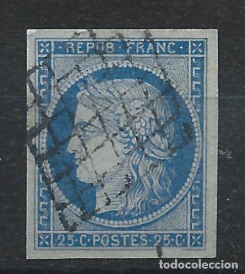 Sellos: France N&deg;4 Obl (FU) 1850 - Type C&eacute;r&egrave;s