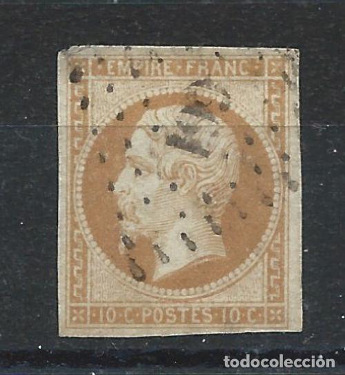 Sellos: France N&deg;13A Obl (FU) 1853 - Napol&eacute;on III N. D - Bis