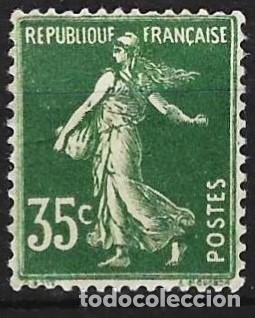 Sellos: Francia 1937 - Mi 364 - YT 361 - Sembradora - MNG