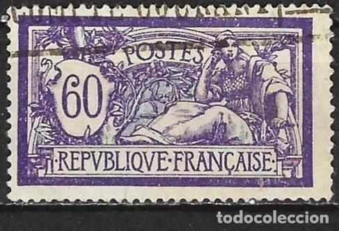 Sellos: Francia 1906 - Mi 138 - YT 144 - Tipo Merson