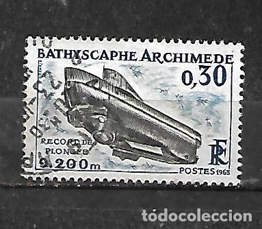 Sellos: 1963: R&eacute;cord de inmersi&oacute;n del bastiscafo &rdquo;Arqu&iacute;medes&rdquo; (usado)