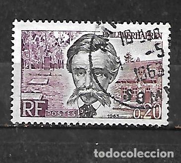 Sellos: 1963: Personajes europeos - &Eacute;mile Verhaeren, 1855-1916. Poeta belga (usado)