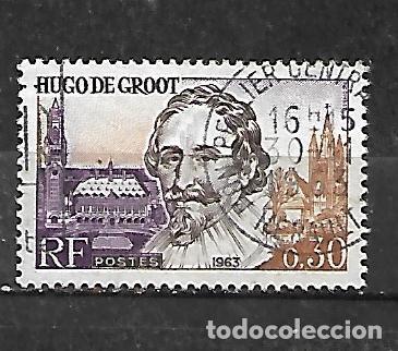 Sellos: 1963: Personajes europeos - Hugo de Groot, 1583-1645. Abogado y estadista (usado)