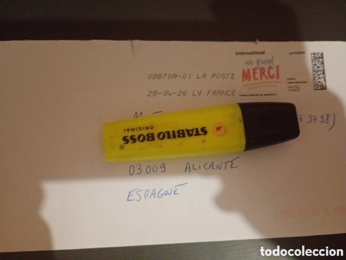 Sellos: Sobre franqueado Francia