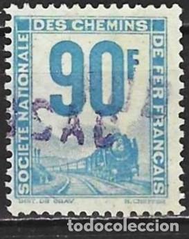 Sellos: Francia 1946 - Mi PP 220 - YT CP 20 - Sello para paquete postal