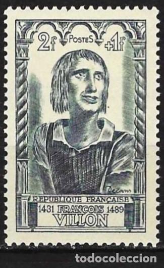 Sellos: Francia 1946 - Mi 765 - YT 765 - El poeta Fran&ccedil;ois Villon - MNH**