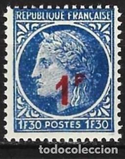 Sellos: Francia 1947 - Mi 807 - YT 791 - Ceres de Mazelin - MNH**