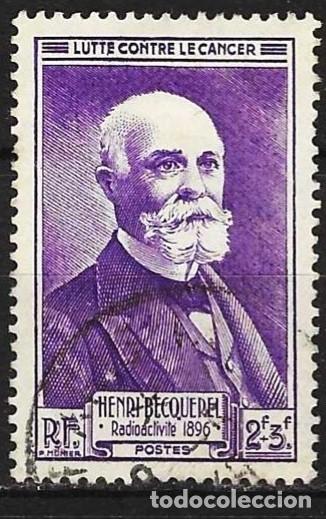 Sellos: Francia 1946 - Mi 745 - YT 749 - El f&iacute;sico Henri Becquerel