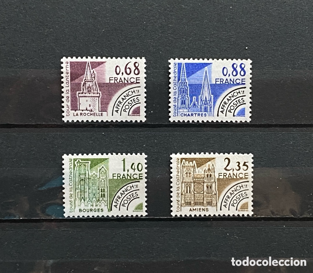 Sellos: Sellos, nuevo, de Francia 1979 Yvert 162/65 Monumentos Edificios
