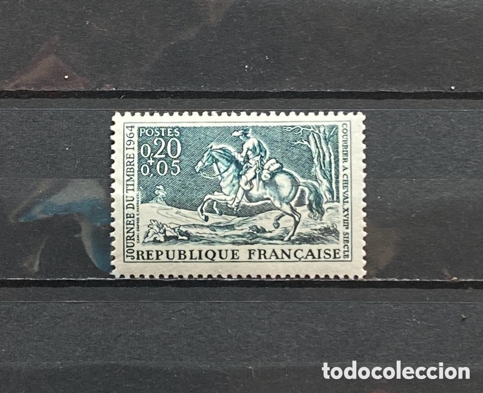 Sellos: Sellos, nuevo, de Francia 1964 Yvert 1406 Caballos