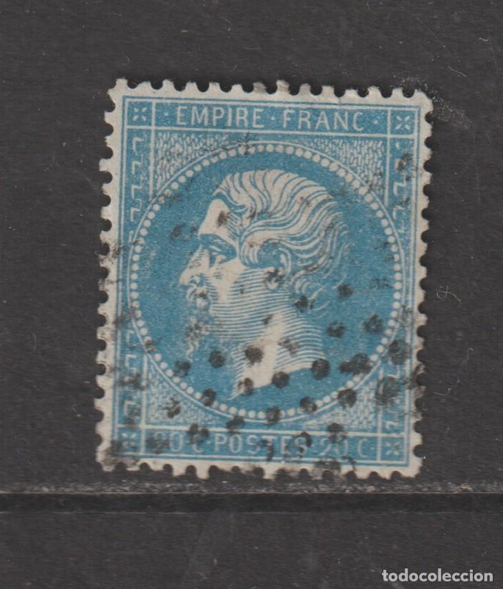 Sellos: France 1862 - Yvert 22 oblitere