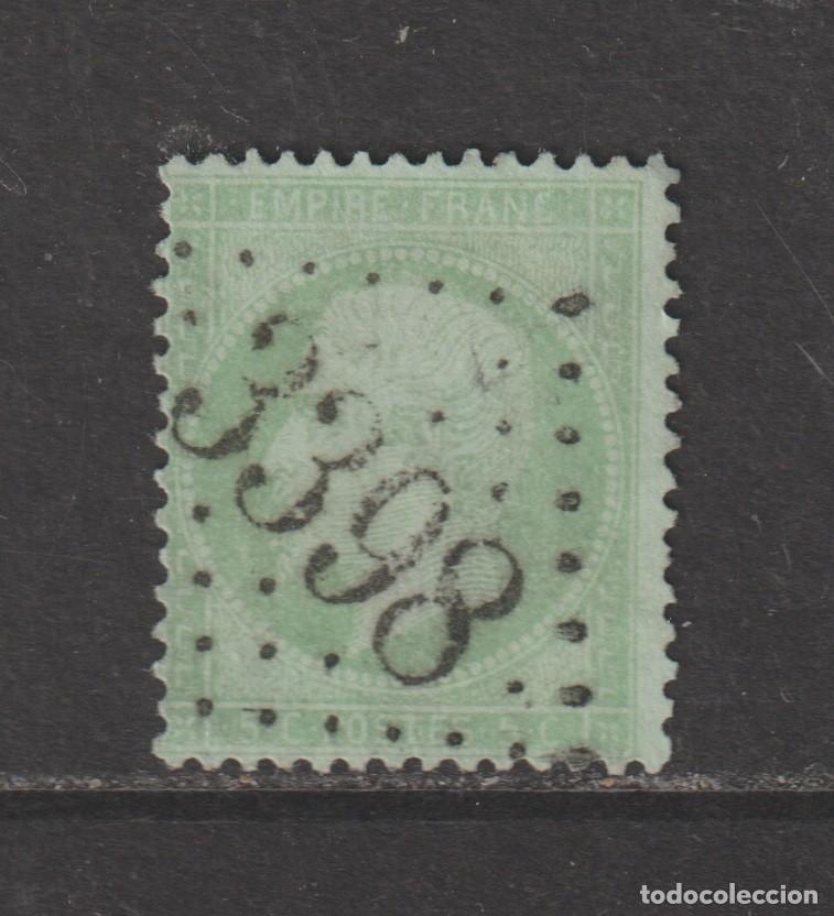 Sellos: France 1862 - Yvert 23 oblitere