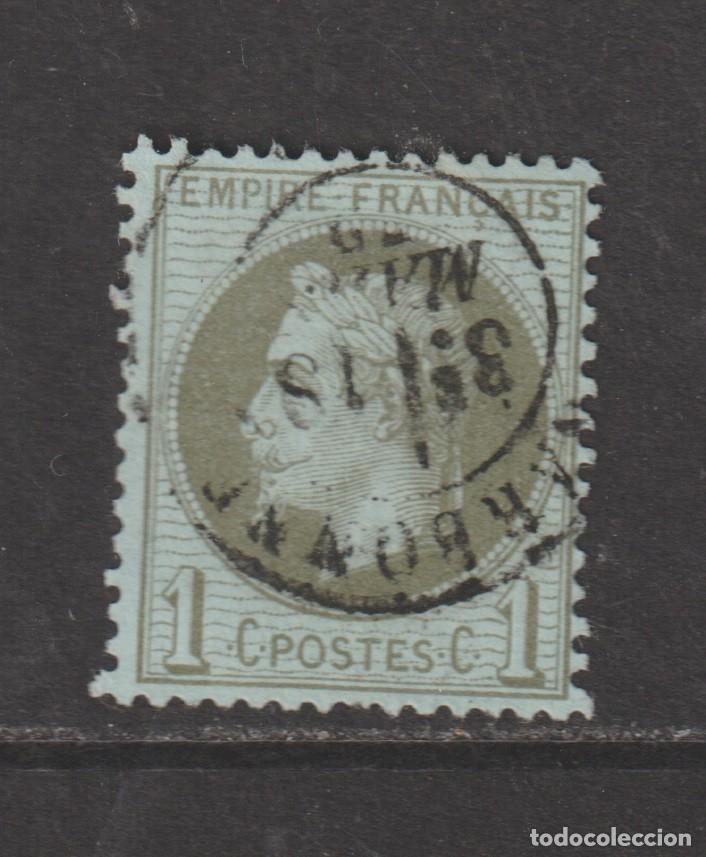 Sellos: France 1870 - Yvert 25 oblitere
