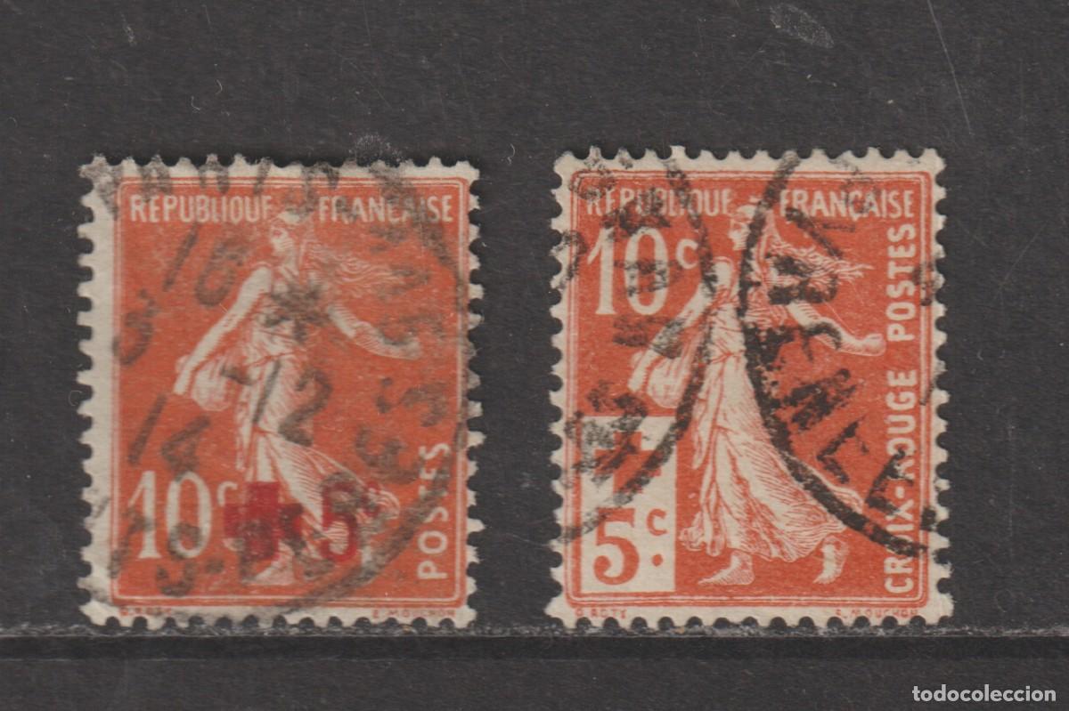 Sellos: France 1914 - Yvert 146/147 oblitere