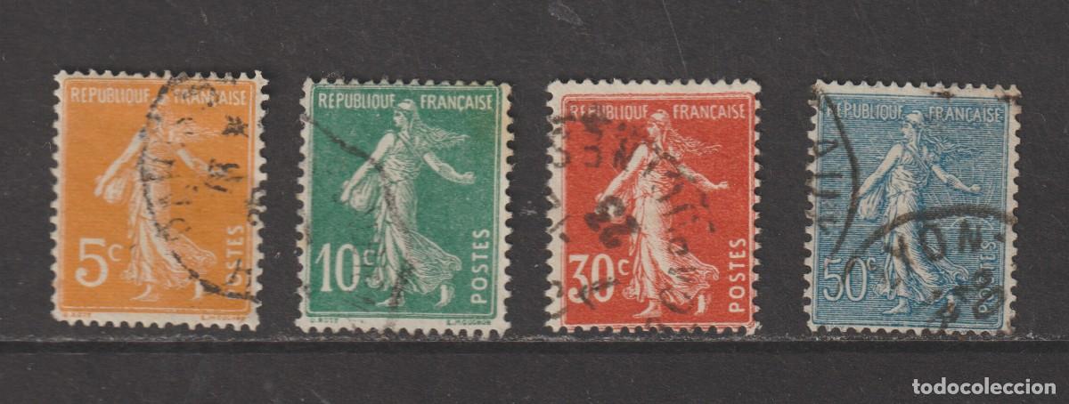 Sellos: France 1921-22 - Yvert 158/161 oblitere