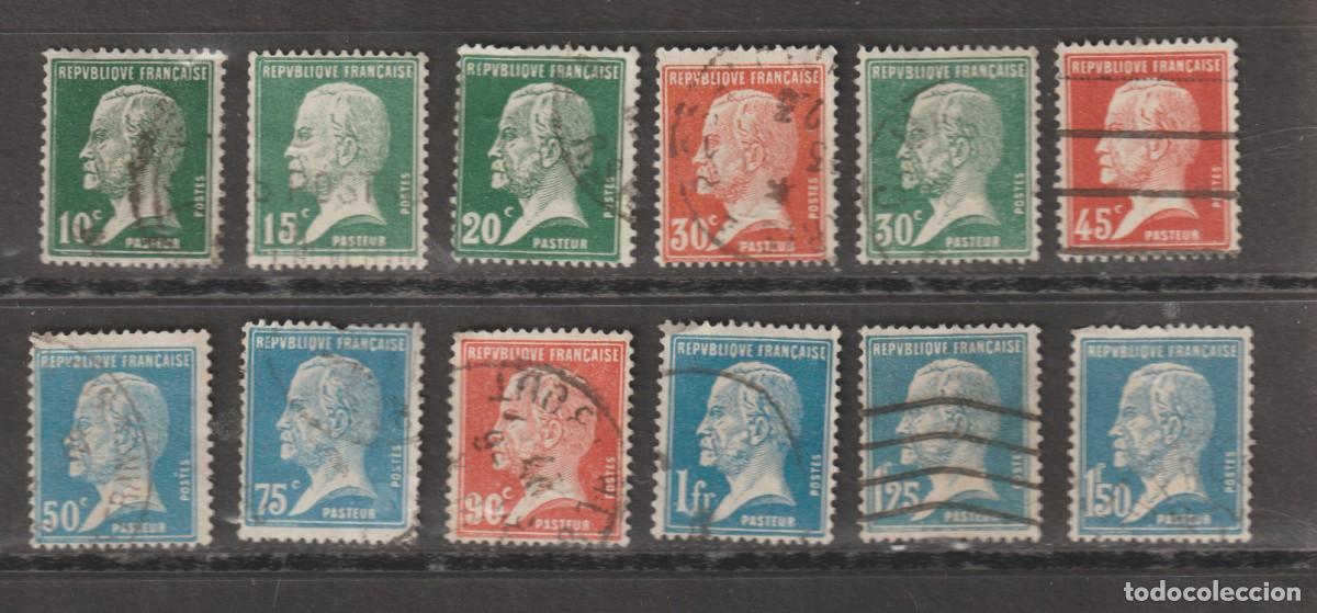 Sellos: France 1923-26 - Yvert 170/181 oblitere