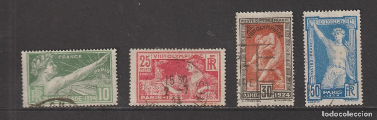 Sellos: France 1924 - Yvert 183/186 oblitere