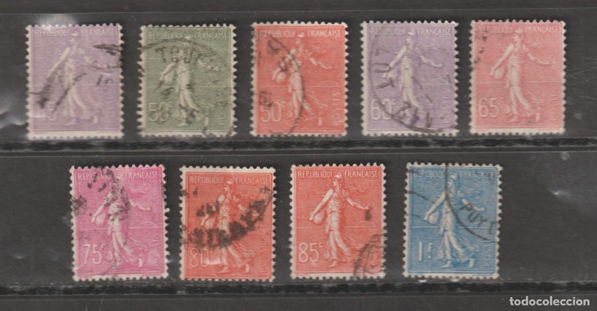 Sellos: France 1924-32 - Yvert 197/205 oblitere