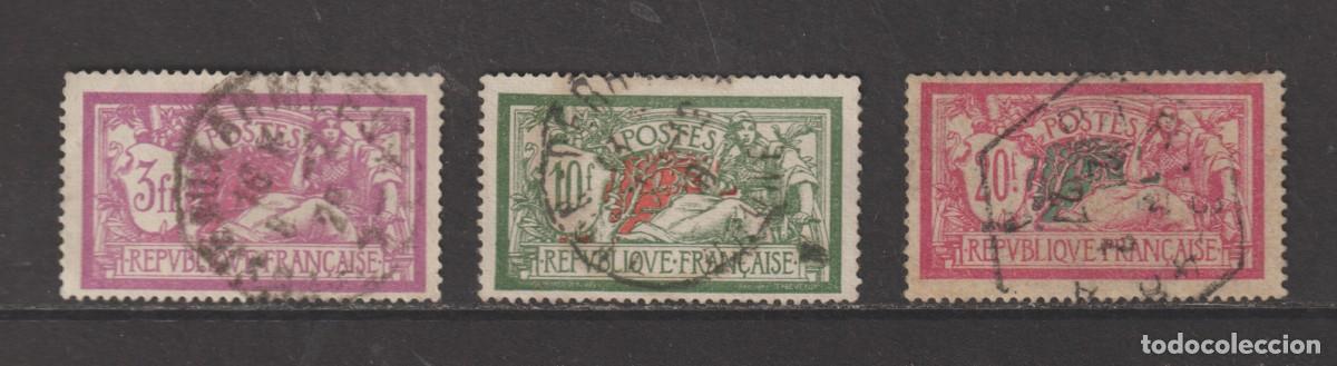 Sellos: France 1925-26 - Yvert 206/208 oblitere