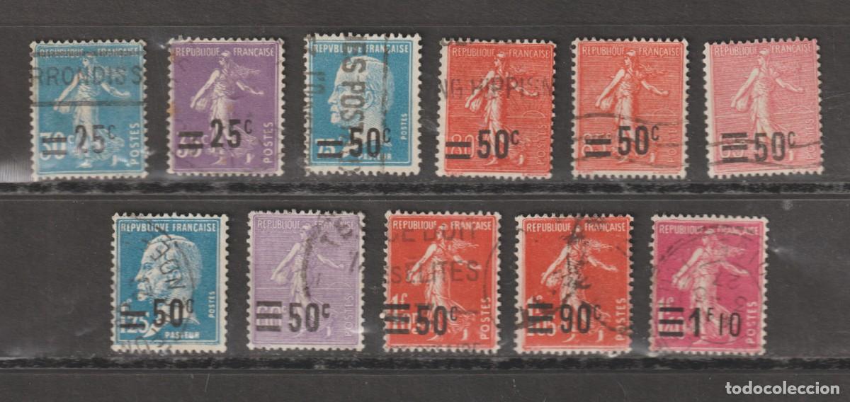 Sellos: France 1926-27 - Yvert 217/228 oblitere