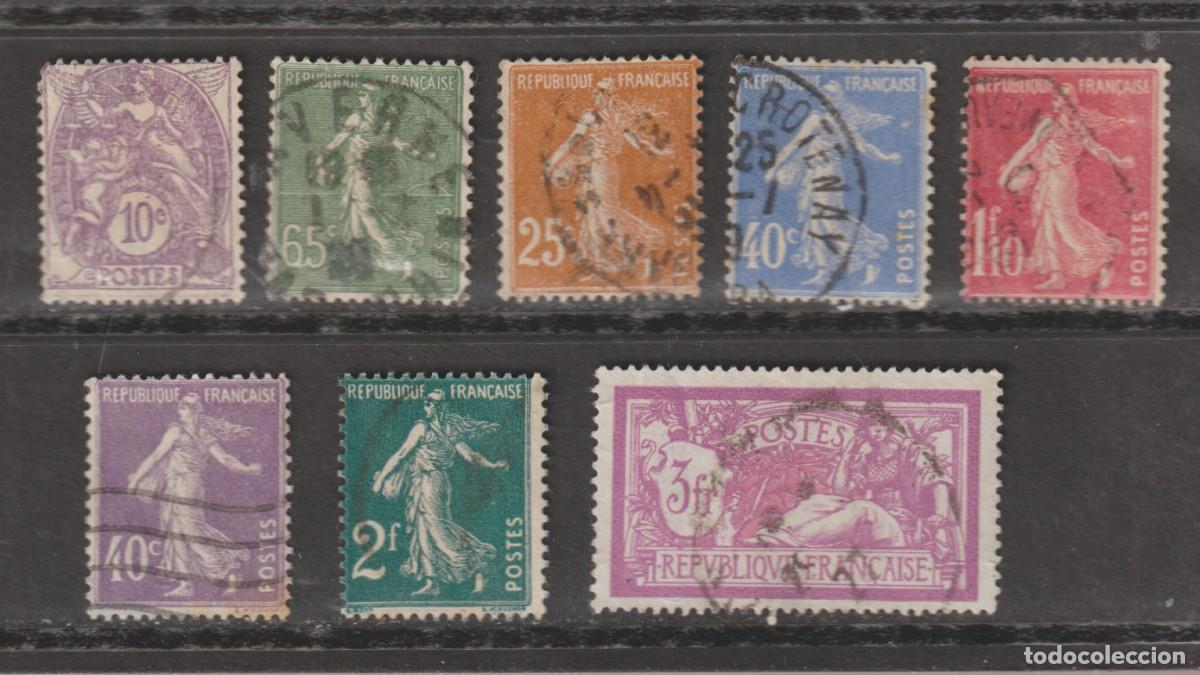 Sellos: France 1927-31 - Yvert 233/240 oblitere