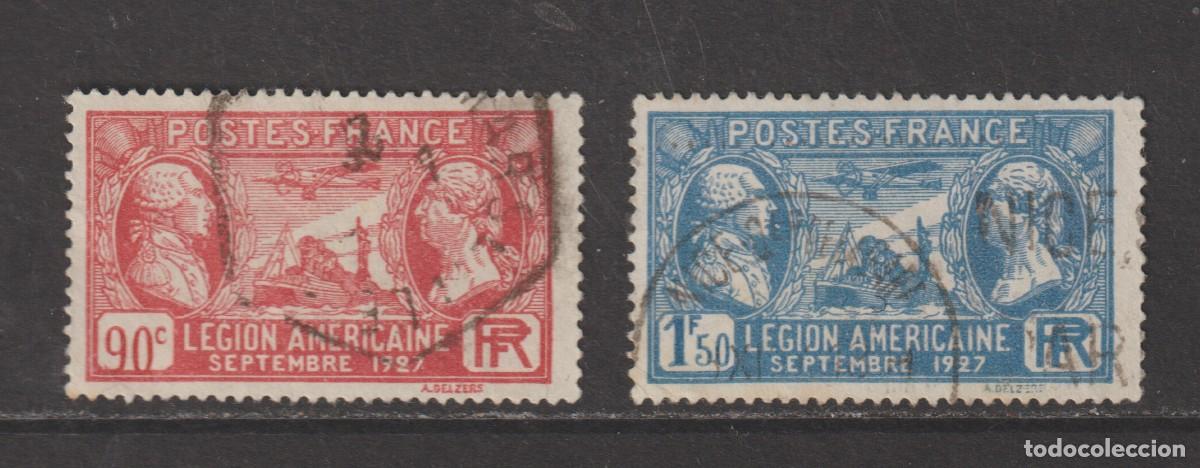 Sellos: France 1927 - Yvert 244/245 oblitere