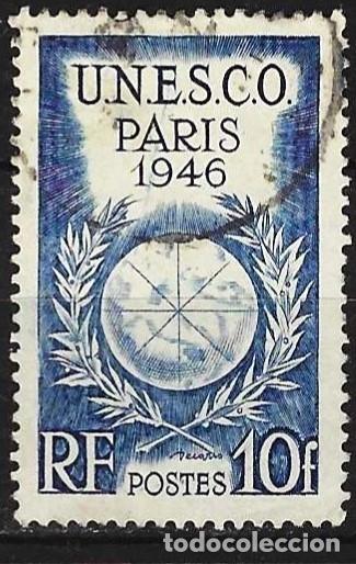 Sellos: Francia 1946 - Mi 771 - YT 771 - Conferencia de la UNESCO en Par&iacute;s