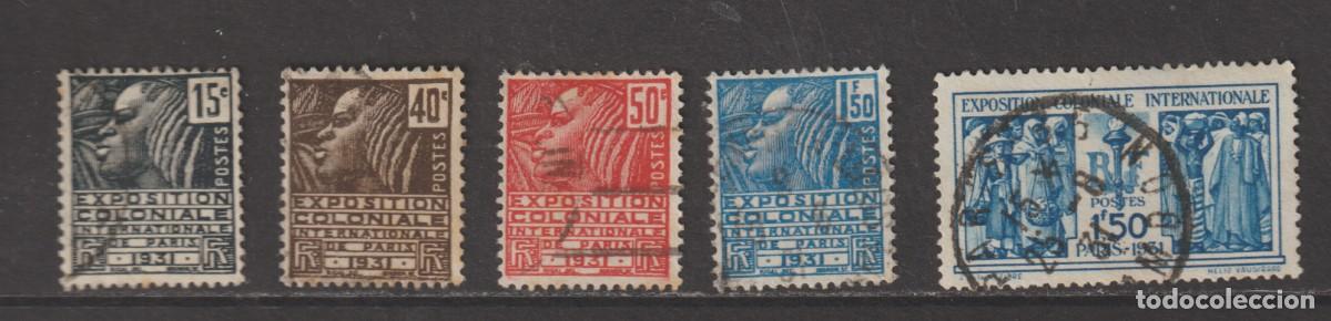 Sellos: France 1930-31 - Yvert 270/274 oblitere
