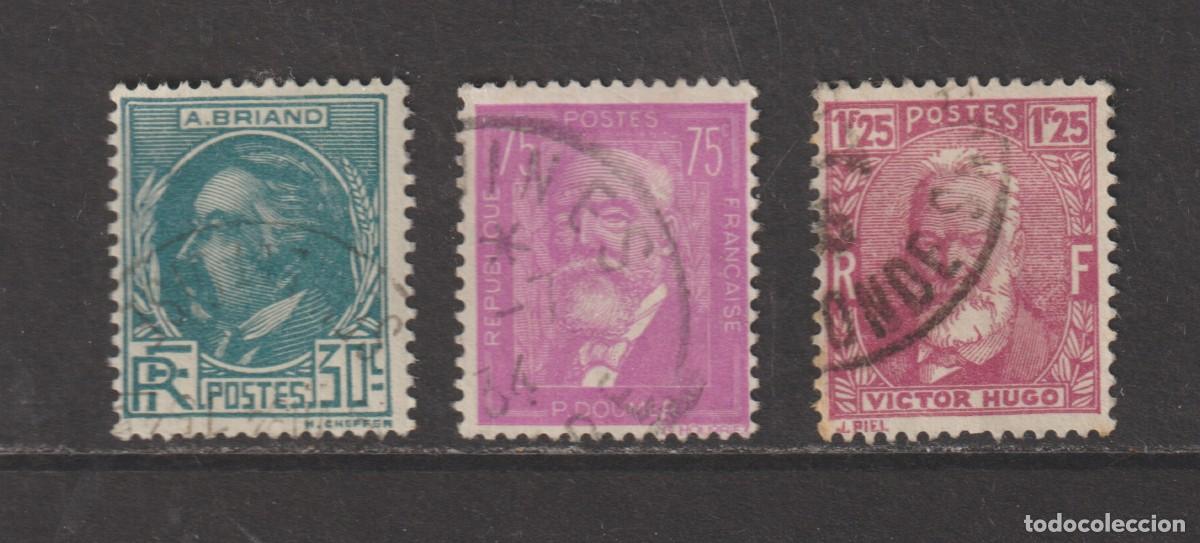Sellos: France 1933 - Yvert 291/293 oblitere