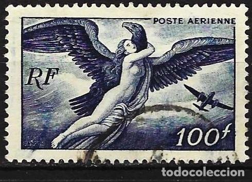 Sellos: Francia 1947 - Mi 750b - YT Pa 18a - Egina, raptada por Zeus ( A&eacute;reo )
