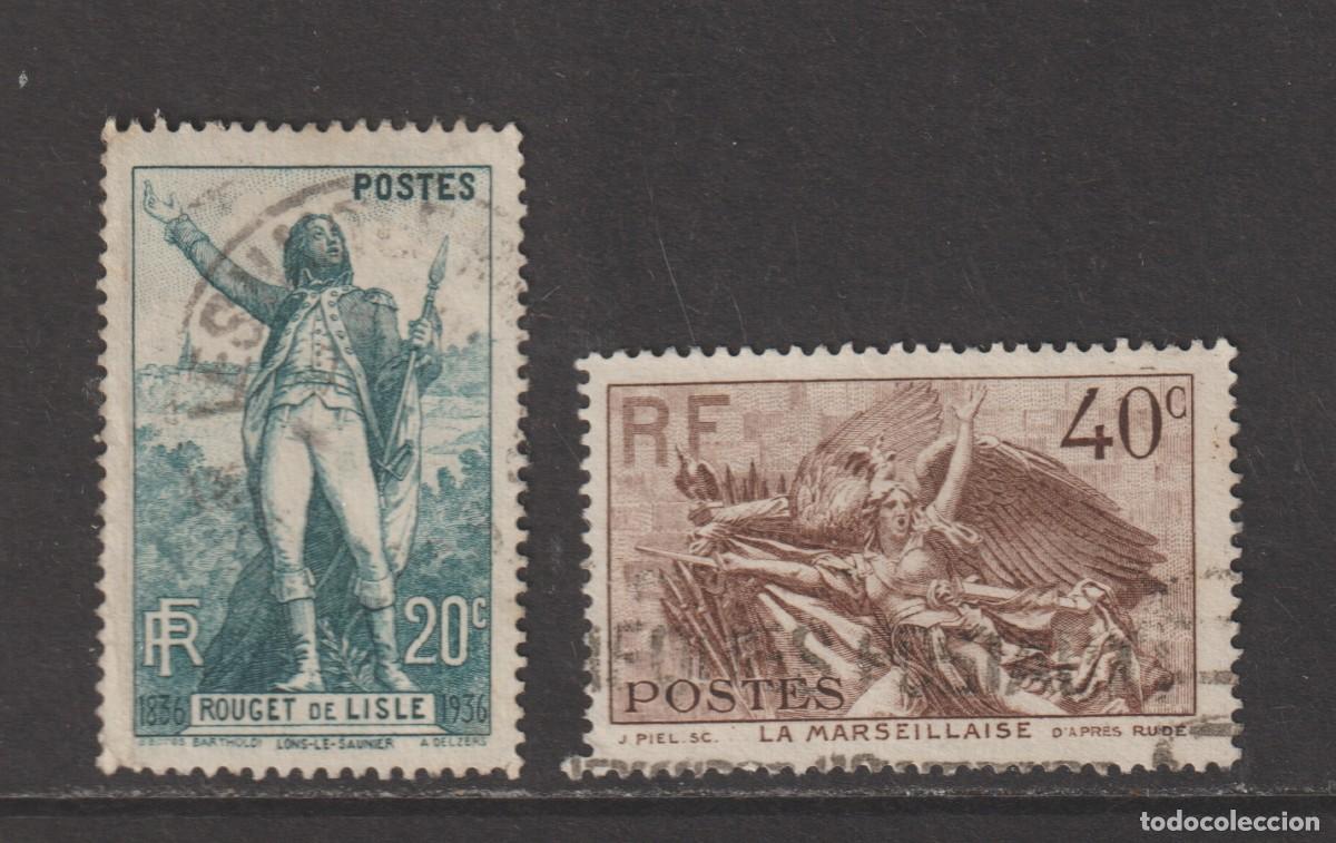 Sellos: France 1935 - Yvert 314/315 oblitere