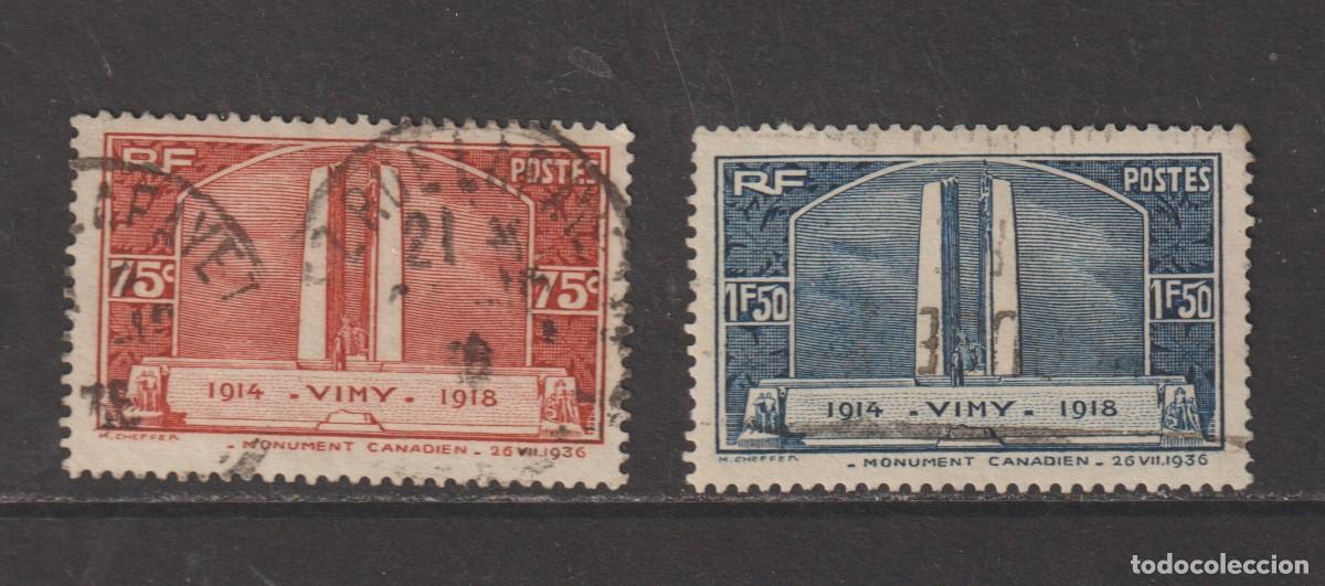 Sellos: France 1936 - Yvert 316/317 oblitere