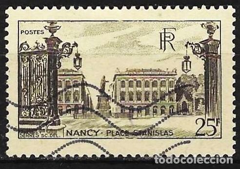 Sellos: Francia 1947 - Mi 761 - YT 778 - Plaza Stanislas en Nancy