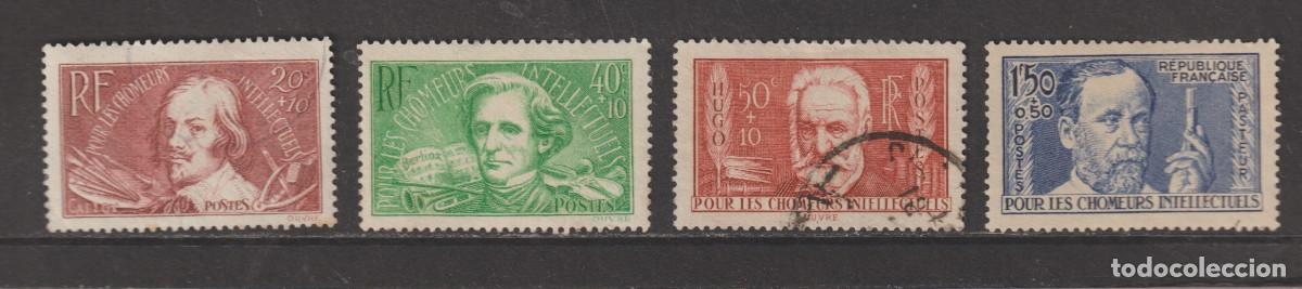 Sellos: France 1936 - Yvert 330/333 oblitere