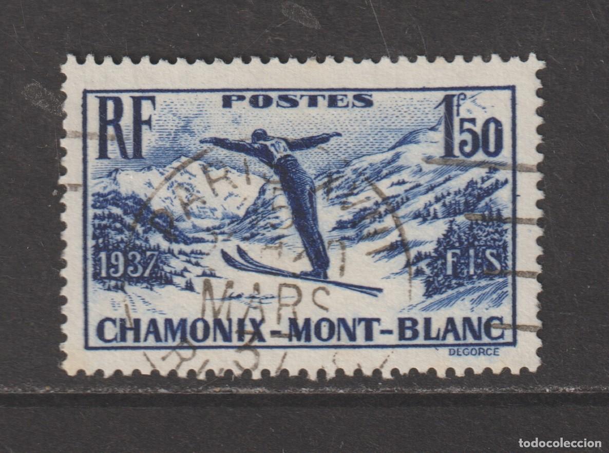 Sellos: France 1937 - Yvert 334 oblitere