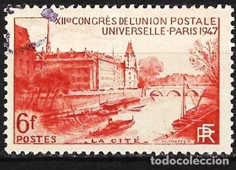 Sellos: Francia 1947 - Mi 780 - YT 782 - La Isla de la Cit&eacute; en Paris