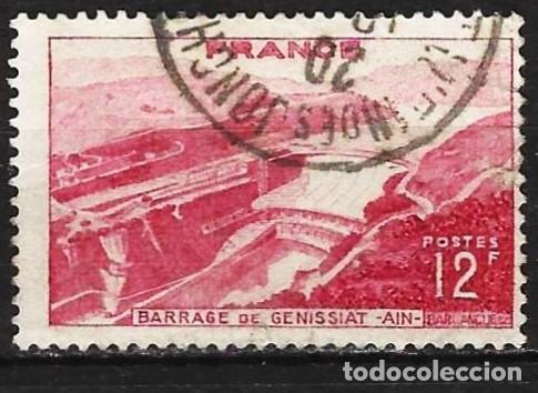 Sellos: Francia 1948 - Mi 830 - YT 817 - Embalse de Genissiat