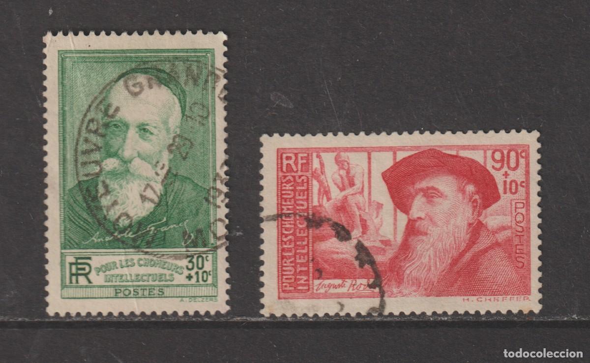 Sellos: France 1937 - Yvert 343/344 oblitere