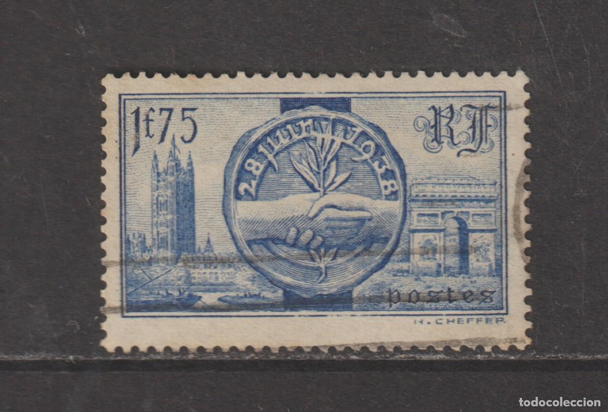 Sellos: France 1938 - Yvert 400 oblitere