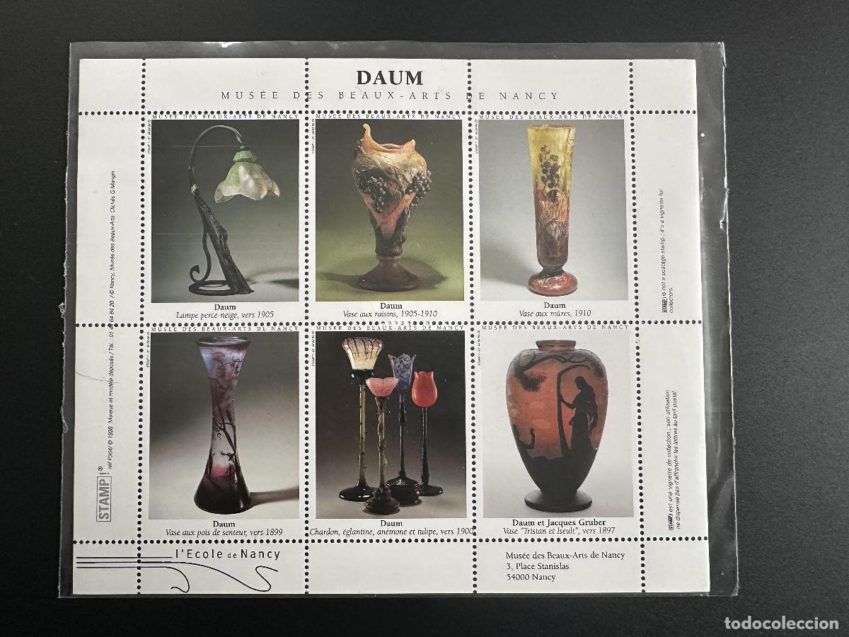 Sellos: Francia: &iexcl;pegatina de Cenicienta con sello la ITVF! Museo DAUM Bellas Artes Nancy