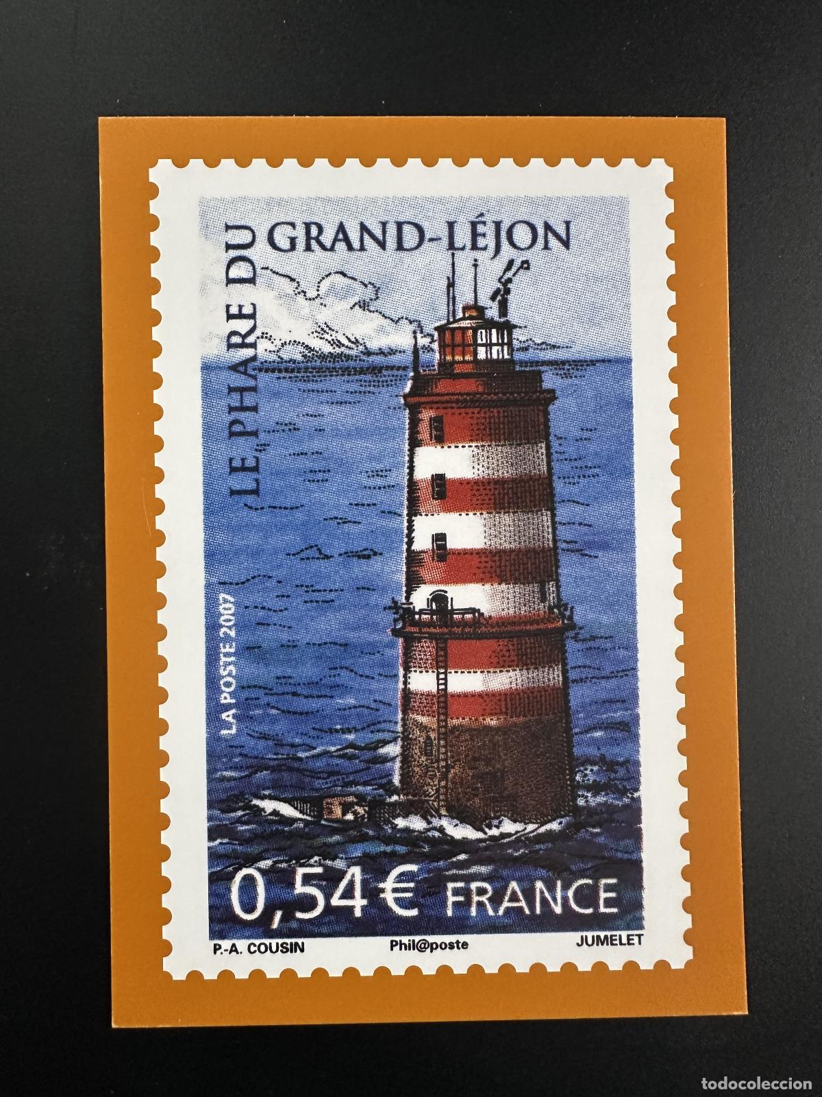 Sellos: Francia 2025 Mapa de papeler&iacute;a Completo Faro Leuchtturm Grand-L&eacute;jon