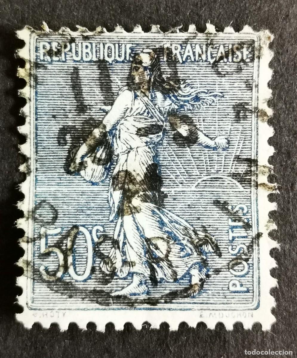 Sellos: Sello Francia 1921, &rdquo;Cameo&rdquo; del sembrador, 50 c Michel: FR 143